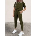 thumbnail image 2 of Conjunto Deportivo PRETTYGARDEN 2025 para Mujer, Set de Ropa Casual Verde Militar XXL, 2 of 6