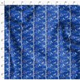 thumbnail image 4 of Soimoi Blue Modal Satin Fabric Artistic Bird & Tree Print Fabric by Yard 42 Inch Wide, 4 of 5