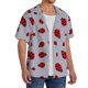 thumbnail image 2 of Fotbe Ladybug Camisa Estampada de Manga Corta para Hombre, Casual de Verano, Estilo Playero, Sin Arrugas-Small, 2 of 5