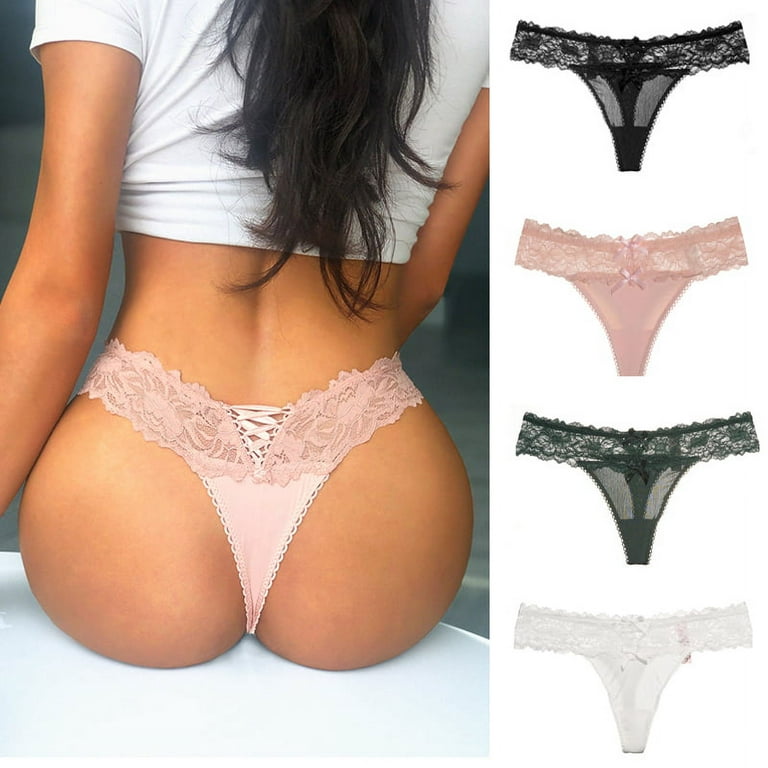 Women Sexy Low-waist Underwear Seamless Thong G String Breathable Lingerie  Temptation Intimates Beige XS : Clothing, Shoes & Jewelry 