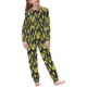 thumbnail image 1 of Conjunto de pijama con estampado integral de llamas de fuego para niños y niñas, 1 of 4