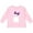 AD-Pink, variant on Little Ghost, Cute Ghost, Ribbon, Halloween Girls Long Sleeve Toddler T-Shirt
