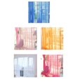 thumbnail image 2 of Moyic La cortina transparente con filtro de luz transforma las ventanas con elegancia y estilo únicos y llamativos Decoración del hogar Rosa roja, 2 of 6
