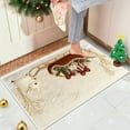 thumbnail image 6 of Horivan 1 Packs Christmas 3D Embroidery Door Mat Non Slip Absorbent Kitchen Rug Holiday Home Decor Washable Floor Mat for Entryway Bathroom, 6 of 6