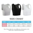 thumbnail image 7 of Chest Binder for V Neck Hook Elastic Band Binder Breast Binder Tank Top, 7 of 7
