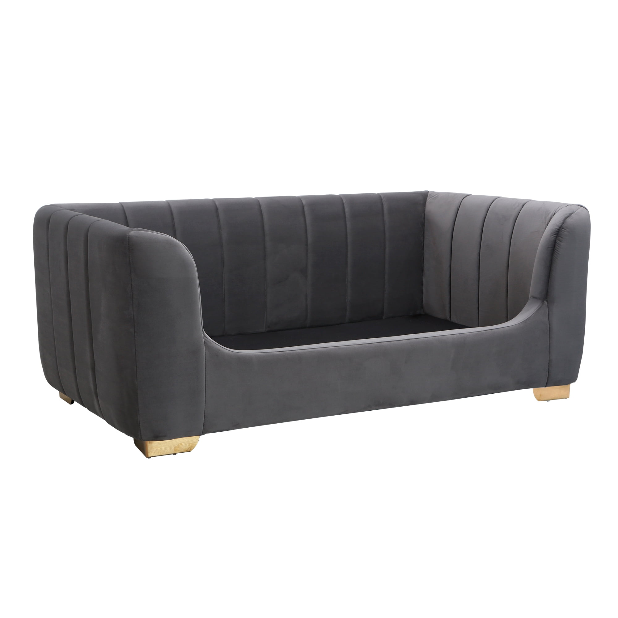 Second Story Home Manhattan Upholstered Toddler Daybed, Earl Grey