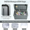 thumbnail image 5 of Costway 50 QT Rotomolded Cooler Portable Ice Chest Ice Retention for 5-7 Days Charcoal, 5 of 10