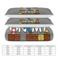 thumbnail image 2 of Super Mario 3-Piece Bedding Sets, Comforter Set (1 Quilt Cover + 2 Pillow Cover), Soft Microfiber Duvet Cover Set with Zipper Closure, 2 of 8