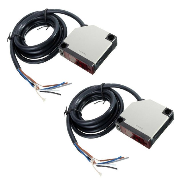 2x Specular Reflection Photoelectric Dc12-24v 3a E3jk-r4m1 Sensor Switch With Screws