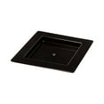 thumbnail image 2 of 2.75 Inch x 2.75 Inch Mini Plastic Plates, 100 Raised Edge Dessert Plates - Mini, Disposable, Black Plastic Square Plates, For Appetizers, Desserts, Or Samples, For Parties Or Events - Restaurantware, 2 of 4