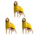 thumbnail image 4 of Greeniant Albornoz de algodón para perros, toalla segura y transpirable, chaleco para mascotas, abrigo, ropa para perros, sin mangas, de secado Type1 NO1, 4 of 6