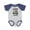 Baseball Heather and Navy, variant on Alaska is Calling Adventure Nature Lover Graphic Boys or Girls Baby Bodysuit