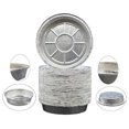 thumbnail image 4 of MontoPack 9 Inch Round Tin Foil Pans Disposable Aluminum - Freezer & Oven Safe - For Baking, Cooking, Storage & Reheating (100), 4 of 4