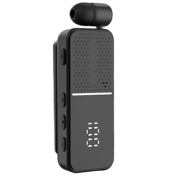 Lavalier Business Bluetooth 6.0 Headphones Talk/Music 50H Play Time