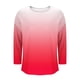 thumbnail image 5 of Vestidos Casuales Para Mujer, Blusas De Mujer De Moda Camiseta de mujer con cuello redondo, manga larga, color liso, moderna y cómoda., 5 of 5