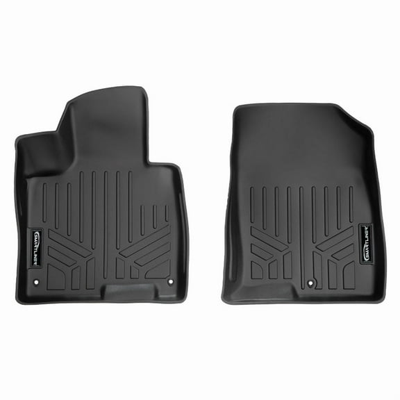 SMARTLINER All Weather Custom Fit Floor Mats 1st Row Black Liner Set Compatible With 2023-2025 Kia Sportage
