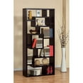 thumbnail image 2 of Allora Modern MDF/Wood Veneer Open-Back Bookcase in Cappuccino, 2 of 6
