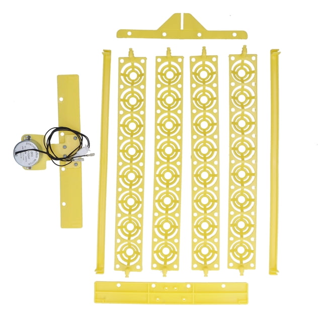 Volteador automático de huevos, bandeja de plástico para 32 huevos, ideal para gallinas y gansos, 110 V