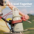 thumbnail image 3 of HOLOHOLO Small Thermal Insulated Tumbler with Carry Handle 316 Stainless Steel Water Bottle for Hot and Cold Beverages White with dots, 3 of 6