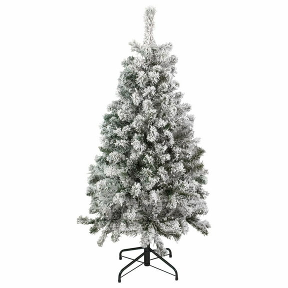 Northlight Green Hinged Pine Christmas Tree, 4.5'