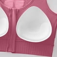 thumbnail image 5 of GUZOM Women's Front Zipper Sports Bra - Mesh Racerback, One Size Fits Most (S-L), Pink, Medium Impact, Breathable & Affordable, 5 of 6