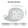 thumbnail image 4 of Kdxio Strawberry Print Snapback Hat for Men Women,Adjustable Baseball Cap, 4 of 7