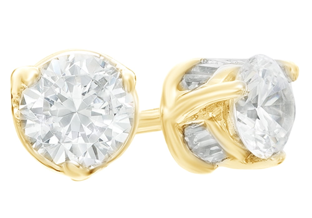 natural diamond stud earrings