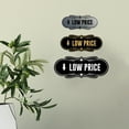 thumbnail image 3 of Designer Low Price Sign (Black Gold) - Medium, 3 of 5