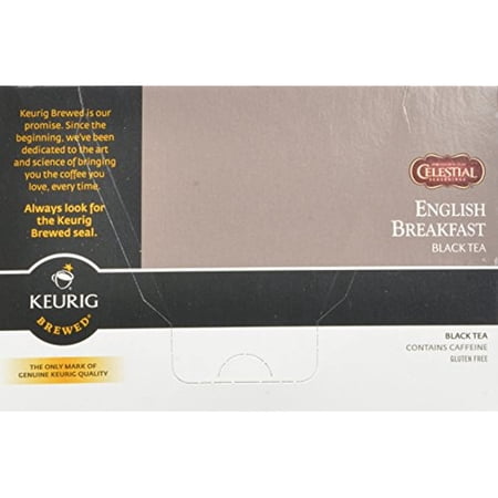 Celestial Seasonings English Breakfast Tea K-Cups, 1.3000-Ounces