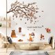 thumbnail image 1 of Teissuly Forest Wall Sticker Self-adhesive PVC Bedroom Wall Decoration Bear Jungle Graffiti Sticker Teissuly WER202312135034, 1 of 6