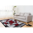 thumbnail image 5 of MDA Rug Imports Orelsi Collection Abstract Area Rug Grey/Beige 2'1" x 3'3" Abstract,Border N/A 2' x 3' Indoor,Accent Living Room,Bedroom,Dining Room, 5 of 6