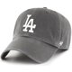 thumbnail image 1 of 47 MLB Charcoal Team Color Primary Logo Clean Up Gorra ajustable Adulto Talla única - Los Angeles Dodgers - Carbón, 1 of 1