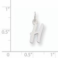 thumbnail image 2 of 925 Sterling Silver Dainty Letter H Initial Nom Monogramme Collier Pendentif Pendentif, 2 of 6