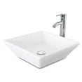 thumbnail image 6 of Eclife 24" White Bathroom Vanity Set with Wood Top, White Ceramic Sink, Water Saving Faucet,Pop up Drain Combo, 6 of 14