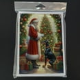 thumbnail image 3 of Doberman Pinscher and Santa Claus Greeting Cards Pack of 8 7 in x 5 in, 3 of 3