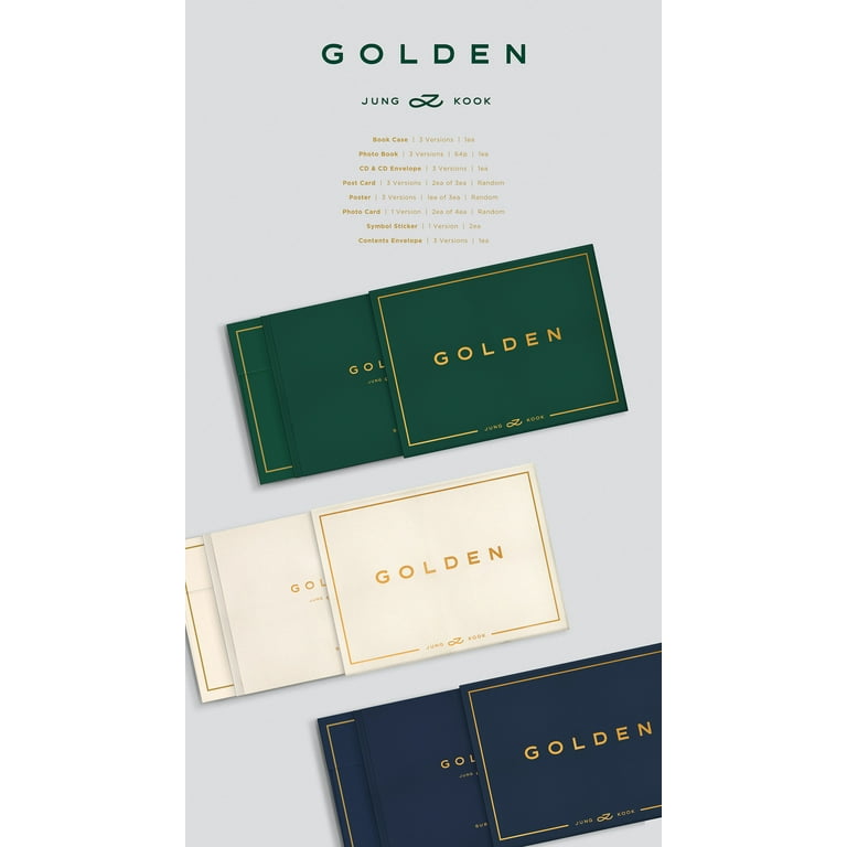 Jung Kook (BTS) - GOLDEN (SOLID) Walmart Exclusive - K-Pop CD 