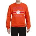 thumbnail image 2 of Wild Bobby City of Los Angeles LAR Basketball Fantasy Fan Sports Unisex Crewneck Sweatshirt, Orange, XX-Large, 2 of 5