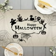 thumbnail image 3 of SUNOLIFE Halloween Table Runner Ghost Cat Pumpkins Kitchen Dining Table Linens 13 x 90 Inch, 3 of 4