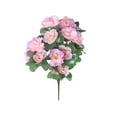 thumbnail image 2 of Ywbawe Artificial Azalea Flowers Bouquet, 21 Heads Fabric Sunlight-Proof Floral Arrangement for Wedding Party Home Decor Indoor Outdoor Scene Decoration (1 Bouquet), 2 of 6