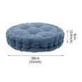 thumbnail image 4 of Bearachild Round Chair Sofa Cushion Simple Style Pads Soft Corduroy Sleeping Pad Throw Pillow Outdoor Elastic Dorm Office Tatami Type3 NO3, 4 of 6