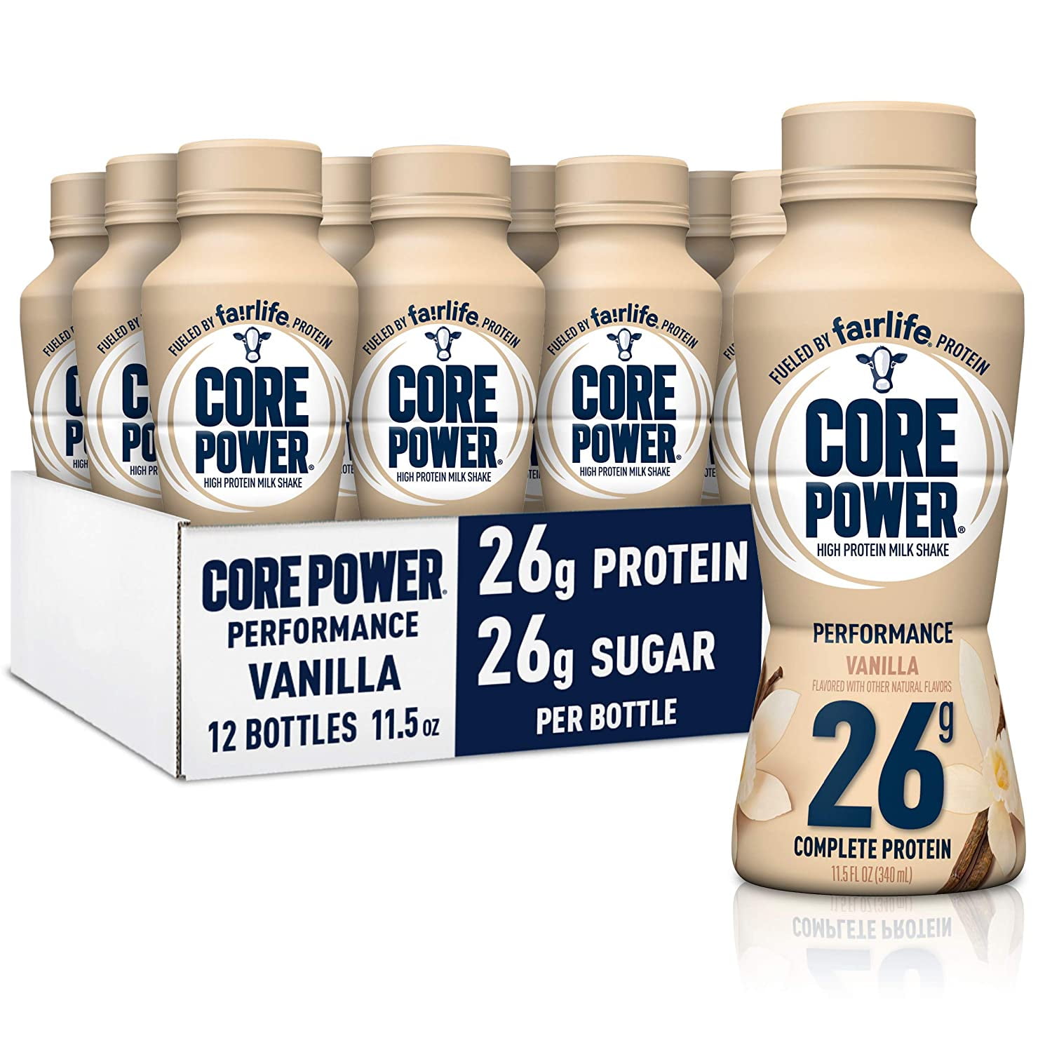Core Power Elite 14 Fl Oz 12 Pack 42g Vanilla Core Power Protein Drink