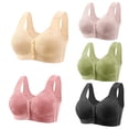 thumbnail image 2 of Cyglowse Front Closure Bras for Older Women, Daisy Bras Multicolor Bras for Women 17B52 Front Clasp Bras for Women Plus Size 36, 2 of 9