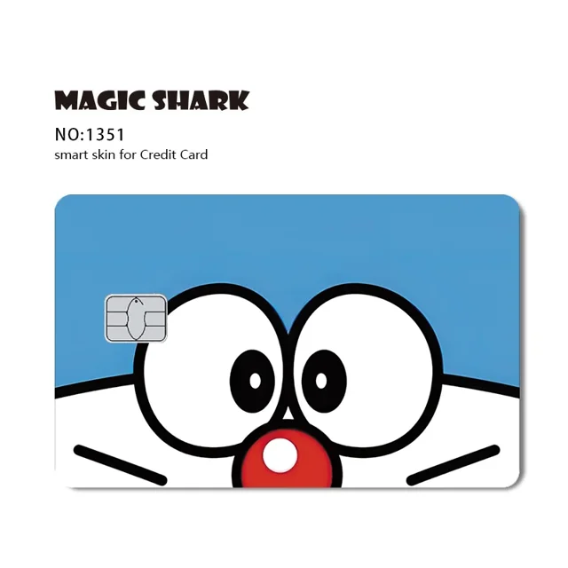 Magic Shark Fashion Stitch Princess Mickey Minne Monster Matte Skin Cover Sticker Skin for Debit Credit Bank Card