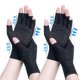thumbnail image 1 of m 2 guantes de compresión para artritis, alivian la artritis, guantes antideslizantes con puntos de pegamento, compatibles con el trabajo (negro), 1 of 4