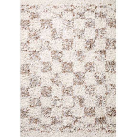 Angela Rose x Loloi Amira Ivory / Pebble 5'-3" x 7'-6" Area Rug
