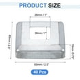 thumbnail image 2 of 40Pack Post Base Cover, 2.5x2.5 Metal Integral Style Post Skirt Porch Column Wrap(1x1), 2 of 6