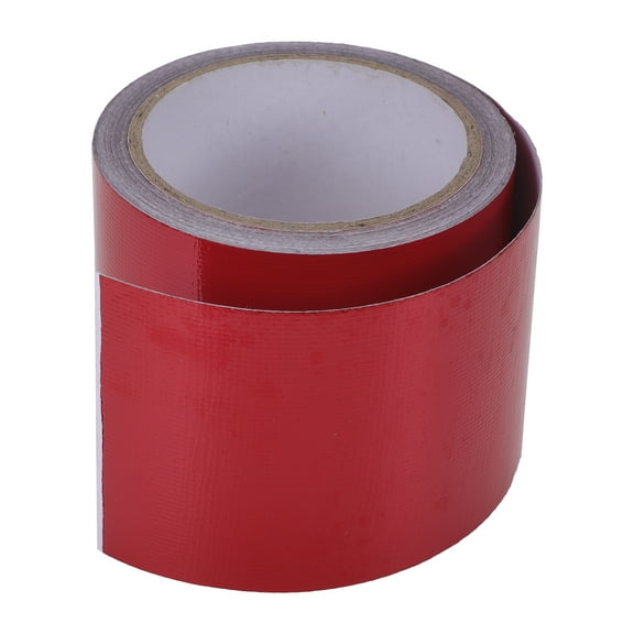 Unique Bargains Truck RV Car Tape 3.15"x24.61ft Self-Adhesive Fiberglass Leak-Proof Tent Awning Tape Tarpaulin Red
