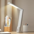 thumbnail image 2 of Vikakiooze LED Desk Lamp, Cordless Lamp With 3 Lighting Modes 3 Brightness-s, Rechargeable Reading Lamp With Adjust-able Arm & USB Charge Port, 2 of 9