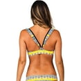 thumbnail image 2 of Raisins Women's Barbados Bound Angel Ruffle Bralette Bikini Top (Multi Print, Small), 2 of 3
