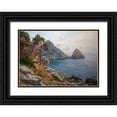 thumbnail image 1 of Sviridov, Sergei 14x11 Black Ornate Wood Framed with Double Matting Museum Art Print Titled - Rocky Coast XIV, 1 of 4